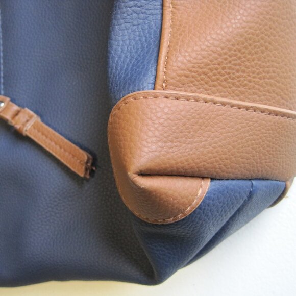 Rosetti Navy blue and Brown Tote Bag - Picture 3 of 16
